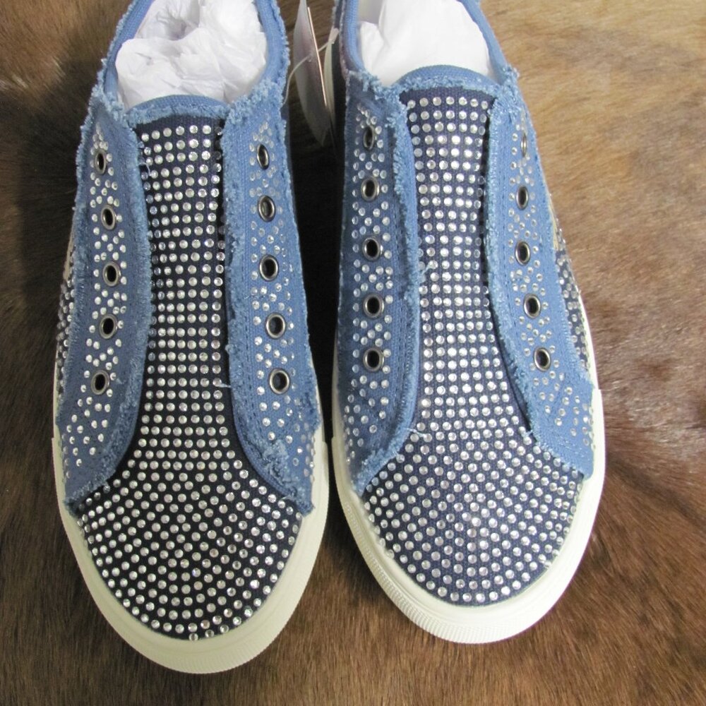 Montana West Women's Rhinestone Sneakers‎ NIB
